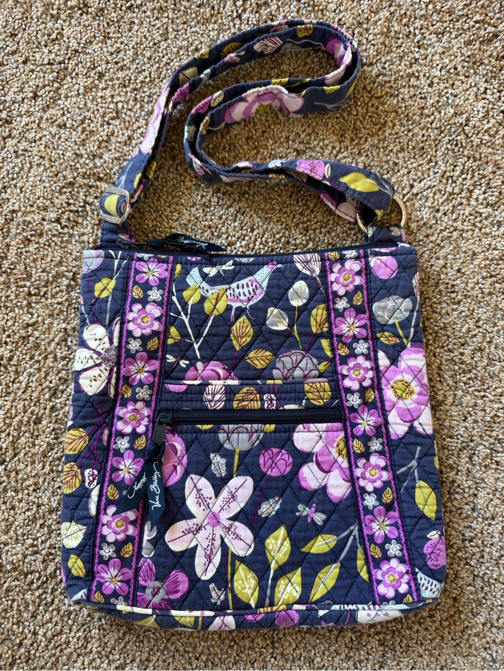 VERA BRADLEY Hipster Crossbody in Floral Nightingale
